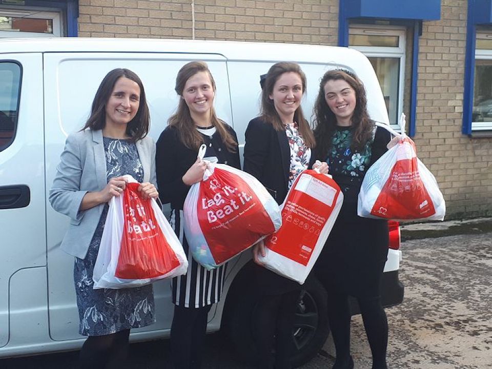 Clyde staff donate their unwanted items to help beat heart disease