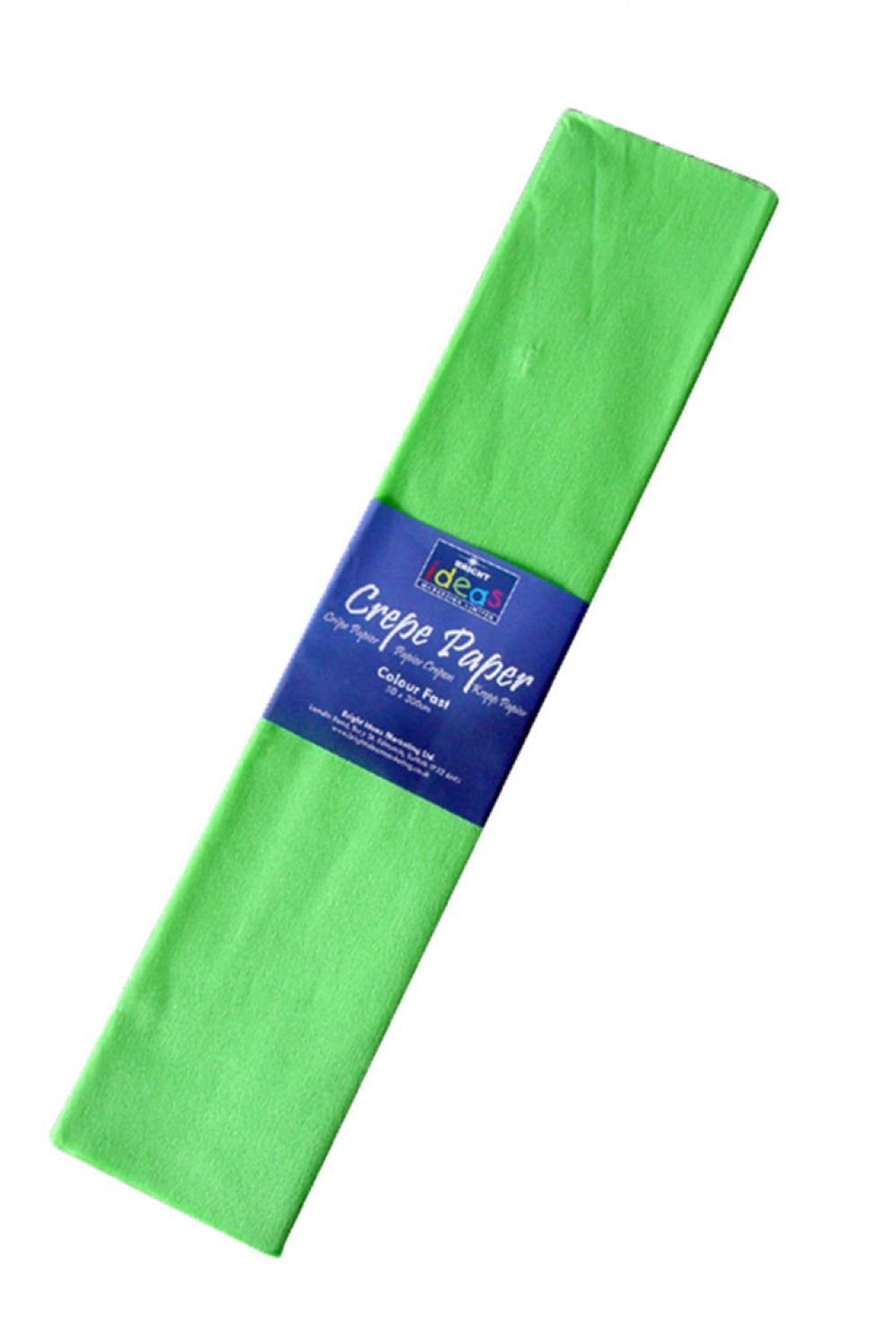 500mm x 3m Crepe Paper 28gsm Light Green Clyde Paper and Print