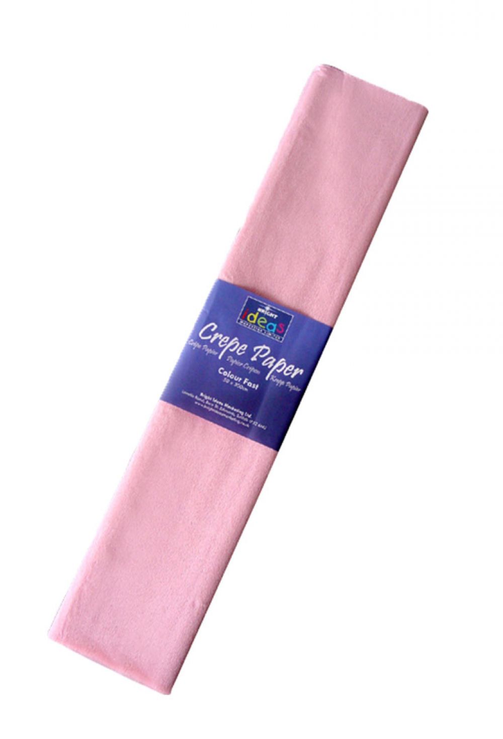 500mm x 3m Crepe Paper 28gsm Light Pink - Clyde Paper and Print