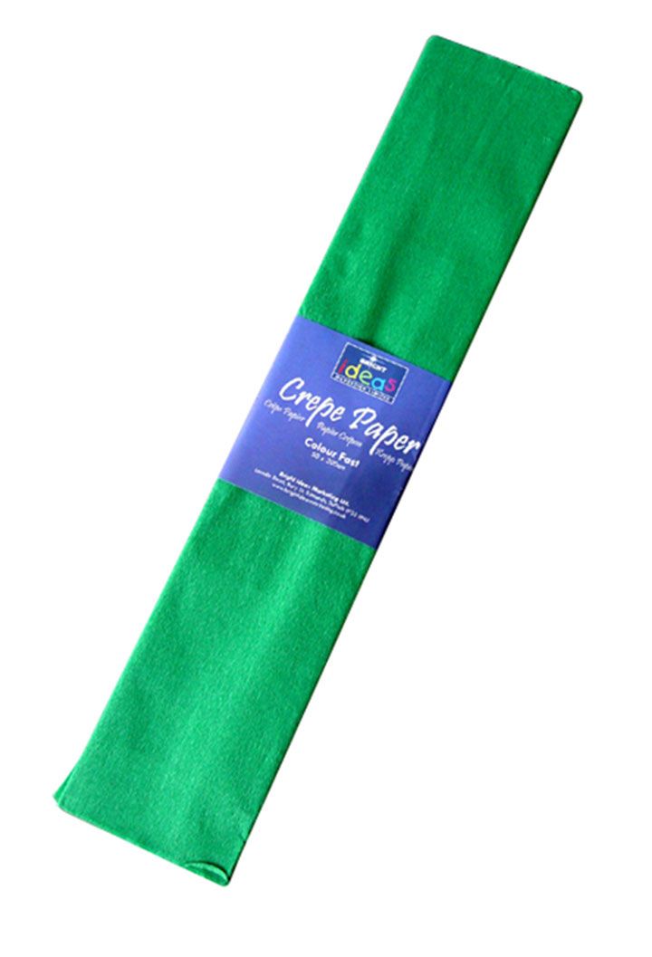 500mm x 3m Crepe Paper 28gsm Dark Green Clyde Paper and Print