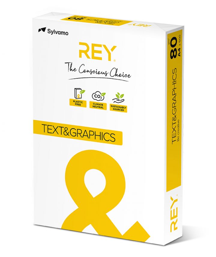 Rey Text And Graphics Paper A4 80gsm White Copier Card
