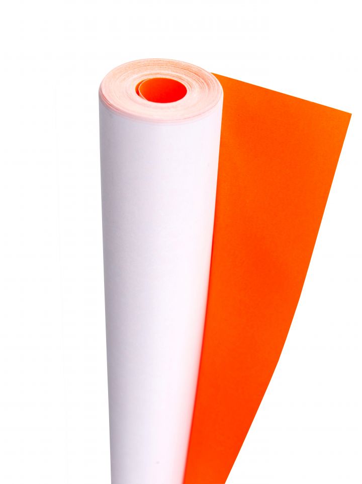760mm x 10m DayGlo Poster Paper Rolls Sunset Orange 