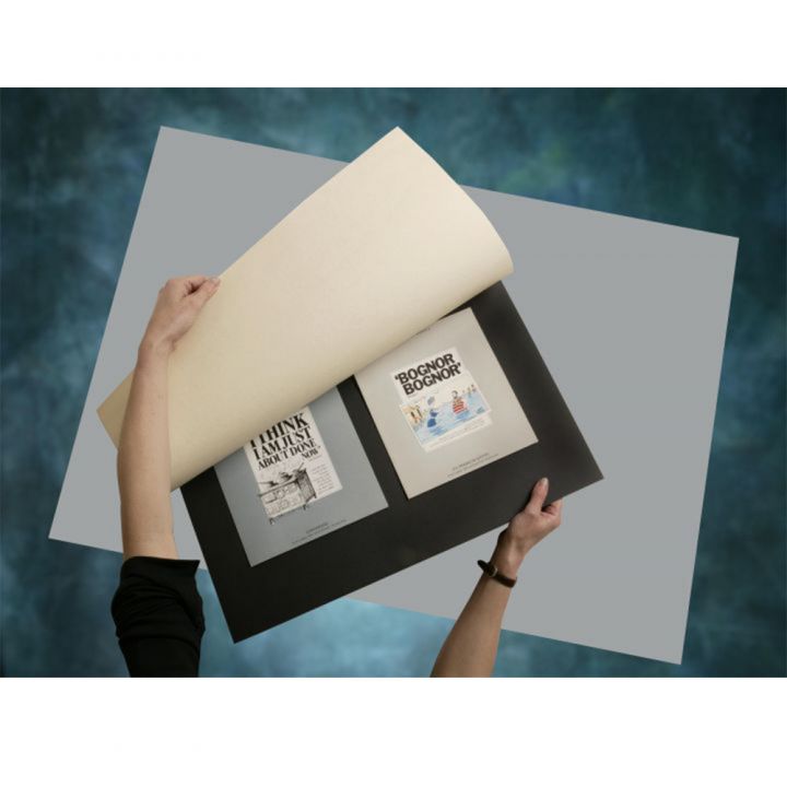 A1 Colourmount Mount Board 1250mic Black Clyde Paper and Print