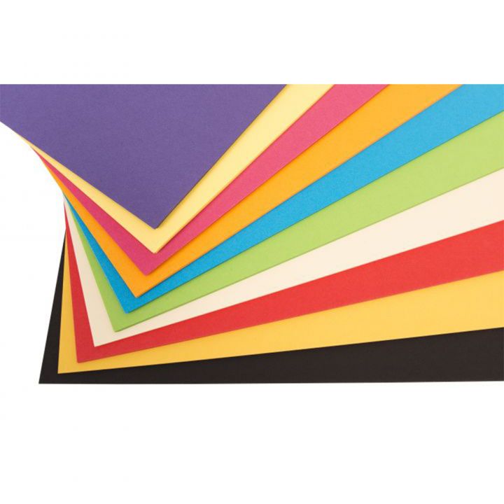 A2 Card 230mic Assorted Vivid Colours