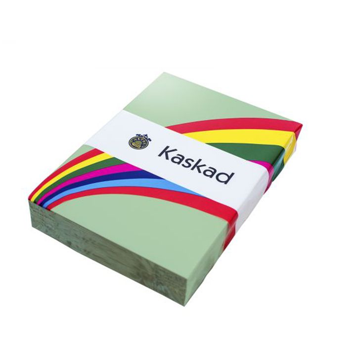 Kaskad Coloured Card A4 160gsm Leafbird Green
