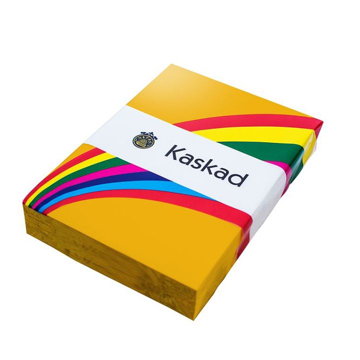 Kaskad Coloured Paper A4 120gsm Goldcrest Yellow