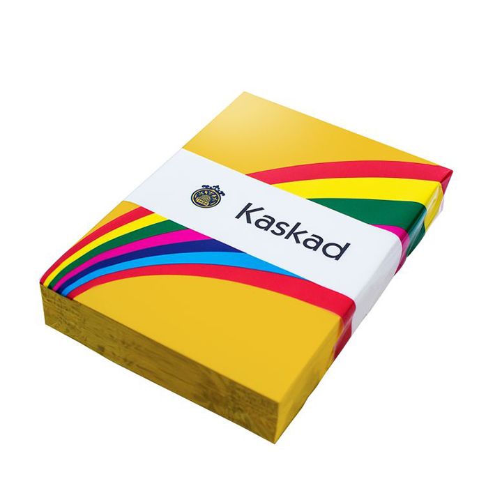 Kaskad Coloured Card A3 160gsm Canary Yellow