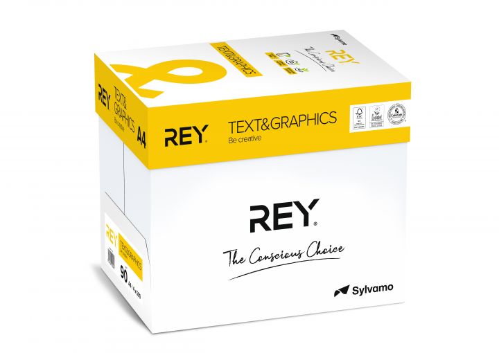 A4 Rey Text & Graphics Paper 90gm White