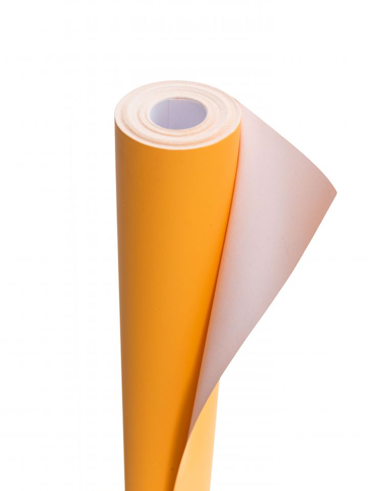 1218mm x 15m Fadeless Poster Paper Roll Fire Orange