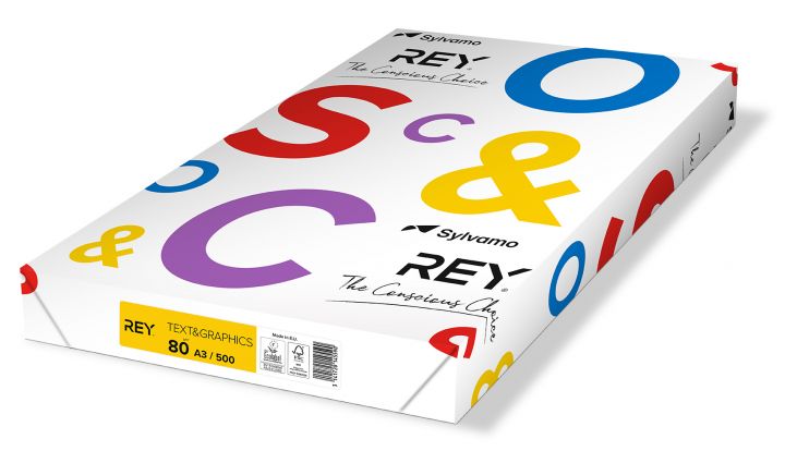 A3 Rey Text & Graphics Paper 80gm White