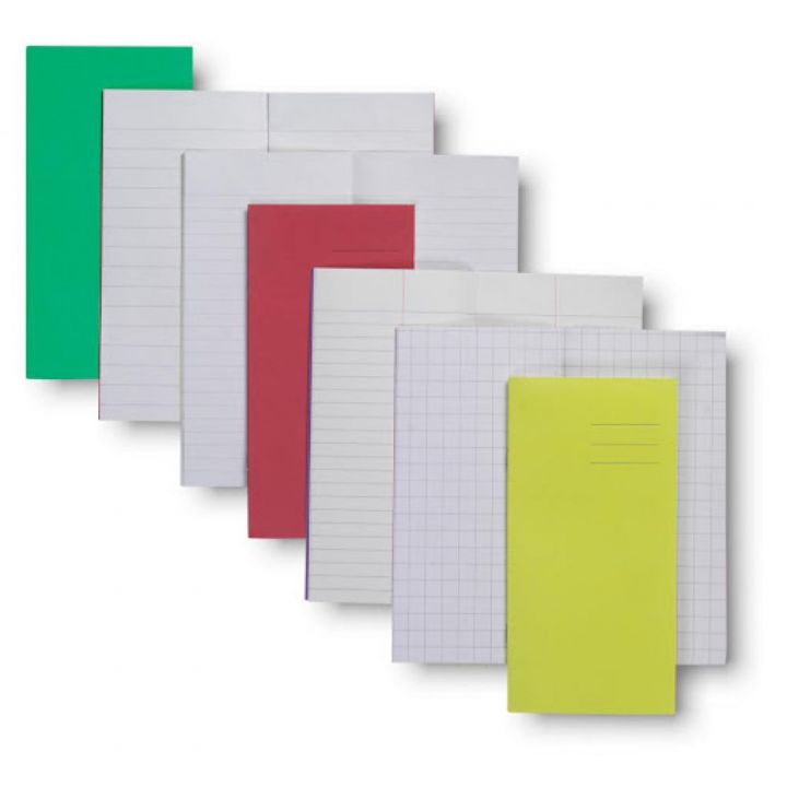 8 x 4 inch Vocabulary Book 32 Pages 12mm Ruled (no margin) with Red Cover
