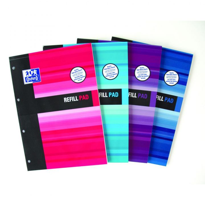 A4 Oxford Horizon Refill Pad 140 pages 