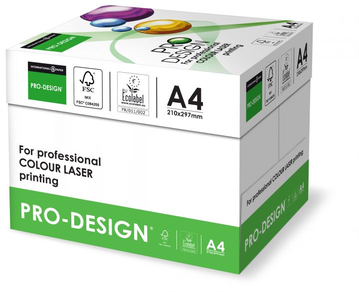 Pro-Design Paper A4 300gsm White Board for Colour Laser Printing