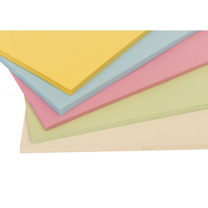 A4 Card 200mic Assorted Pastel Colours 