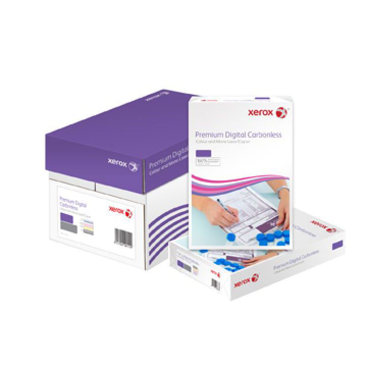 A4 Xerox Digital Carbonless Paper CB (Top Sheet) White with perf, single sheets